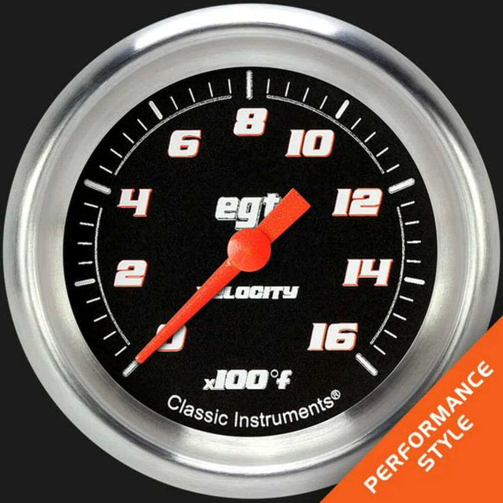 Velocity Black 2 5_8_ Exhaust Gas Temp. Gauge VS398BAPF